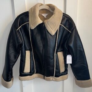 Faux Leather Jacket
